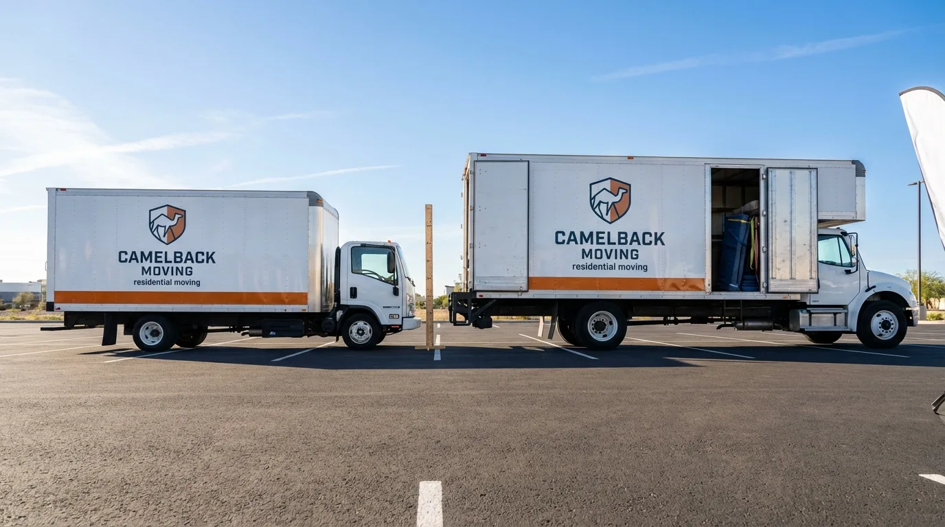Moving truck size capacity guide in Tahoe Vista